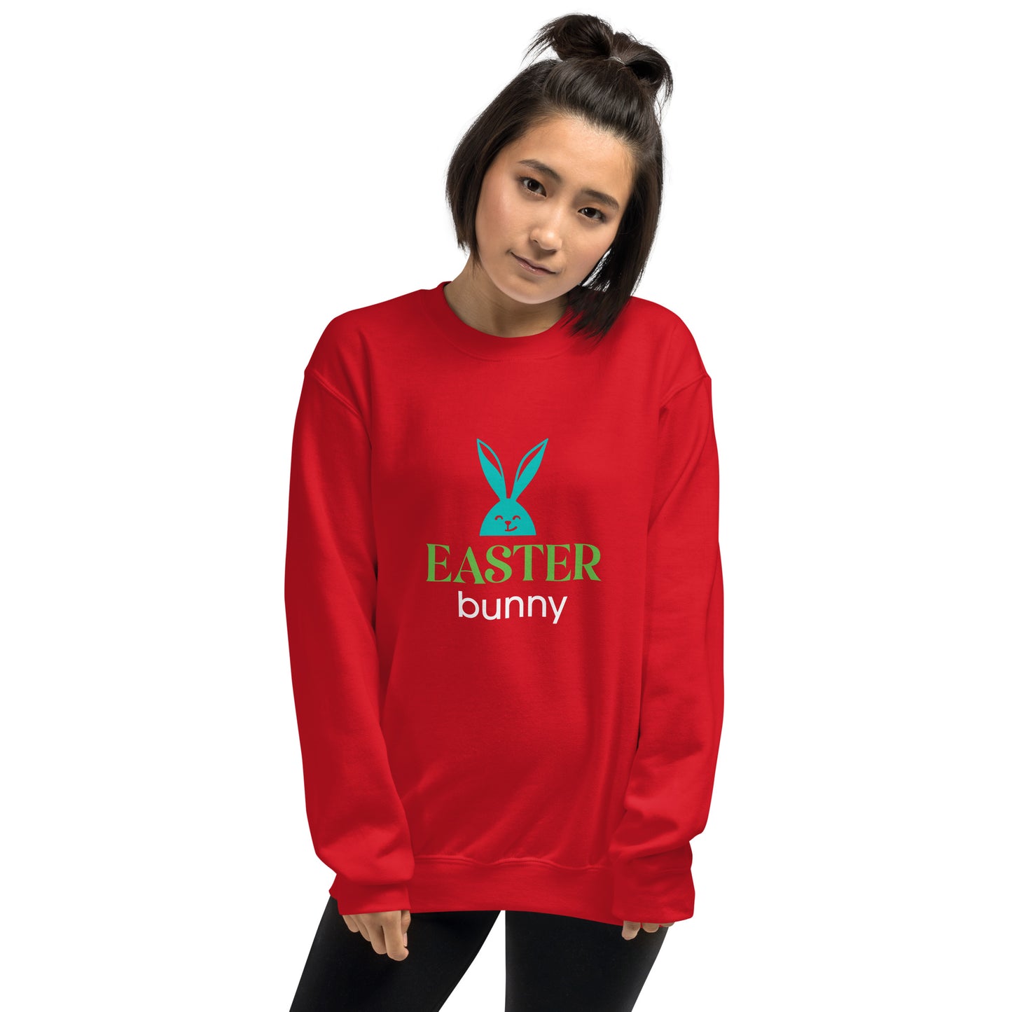 Festive Easter Bunny Sweatshirt, Cozy, Playful & Available in Multiple Colors
