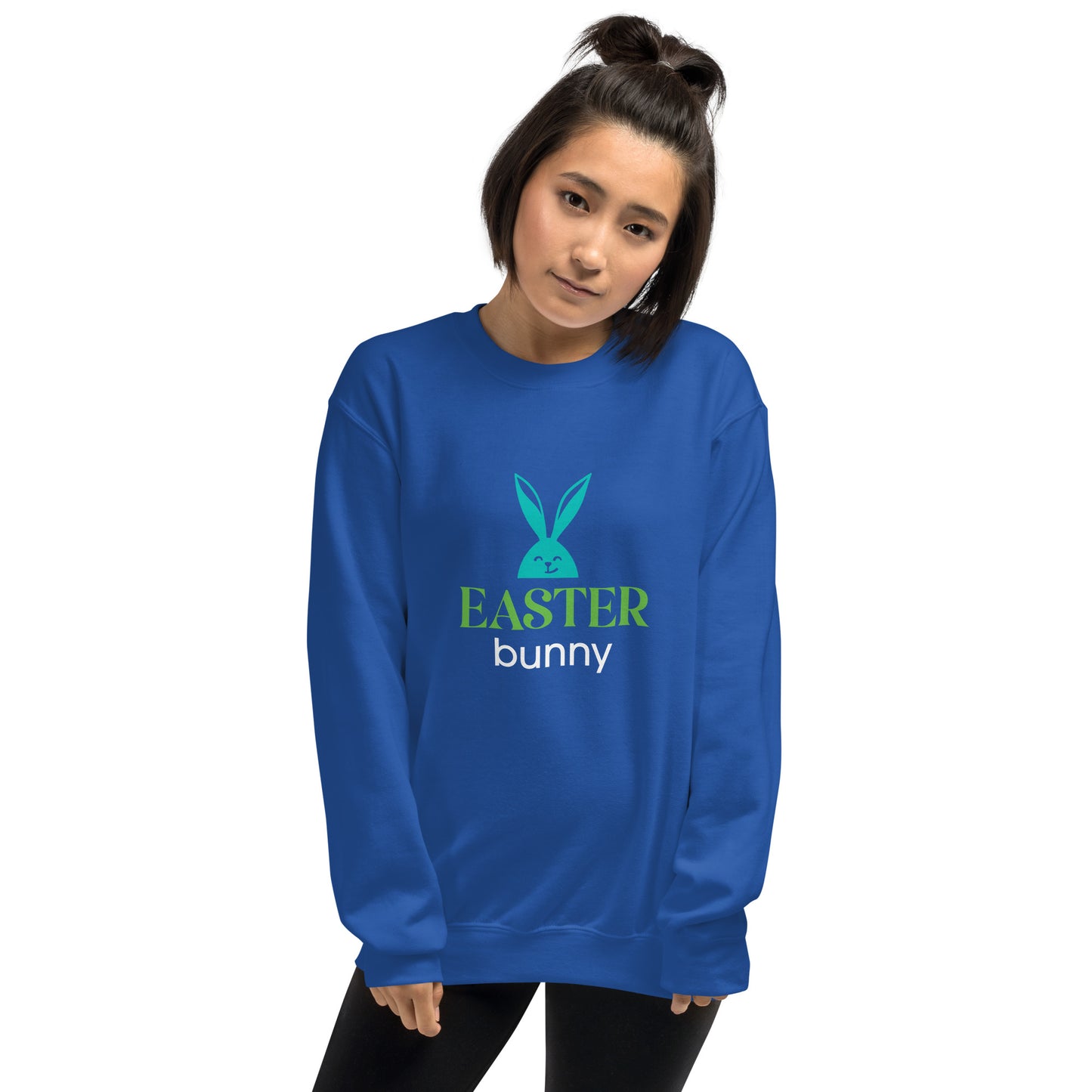 Festive Easter Bunny Sweatshirt, Cozy, Playful & Available in Multiple Colors
