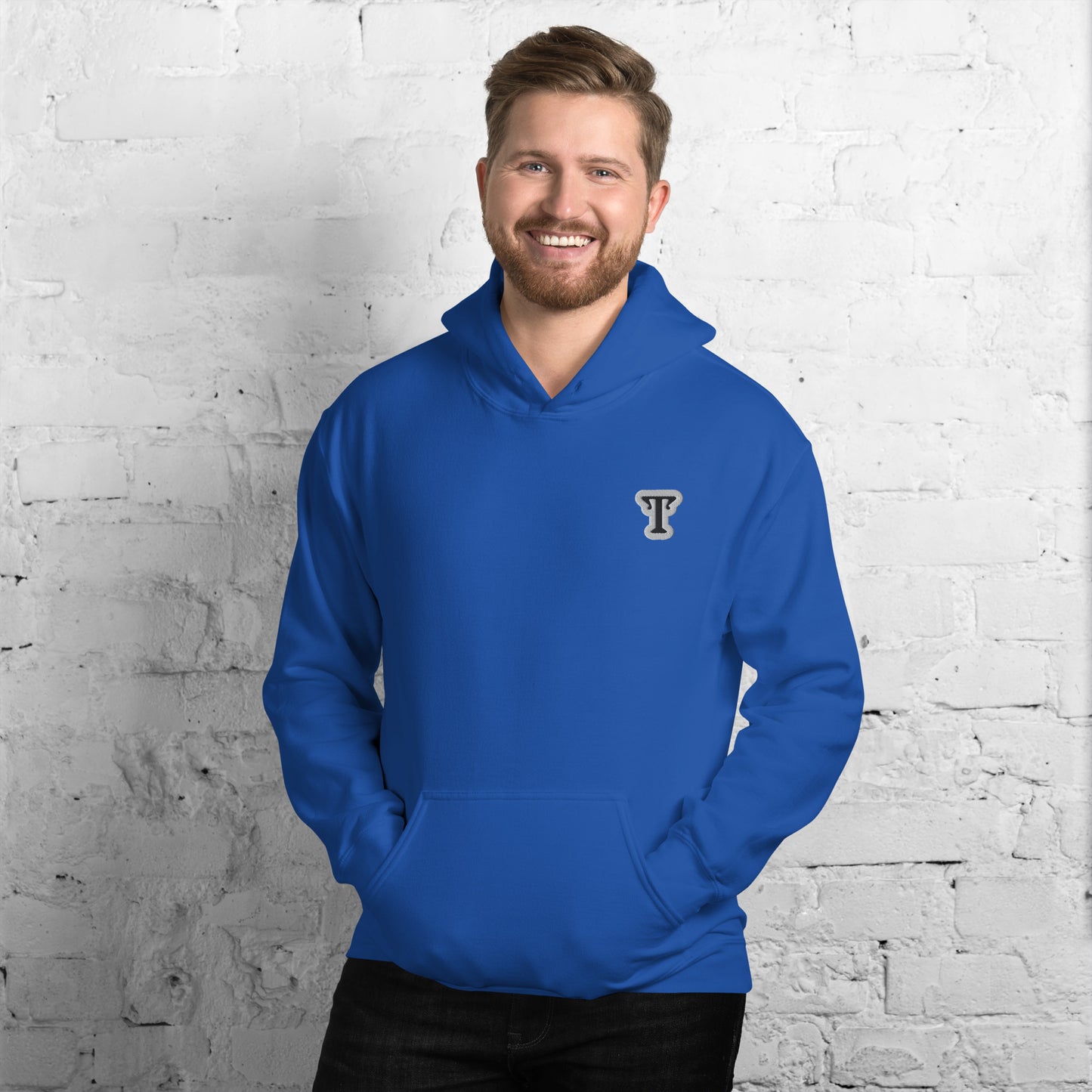 Embroidered T Hoodie, Classic, Cozy & Available in Multiple Colors