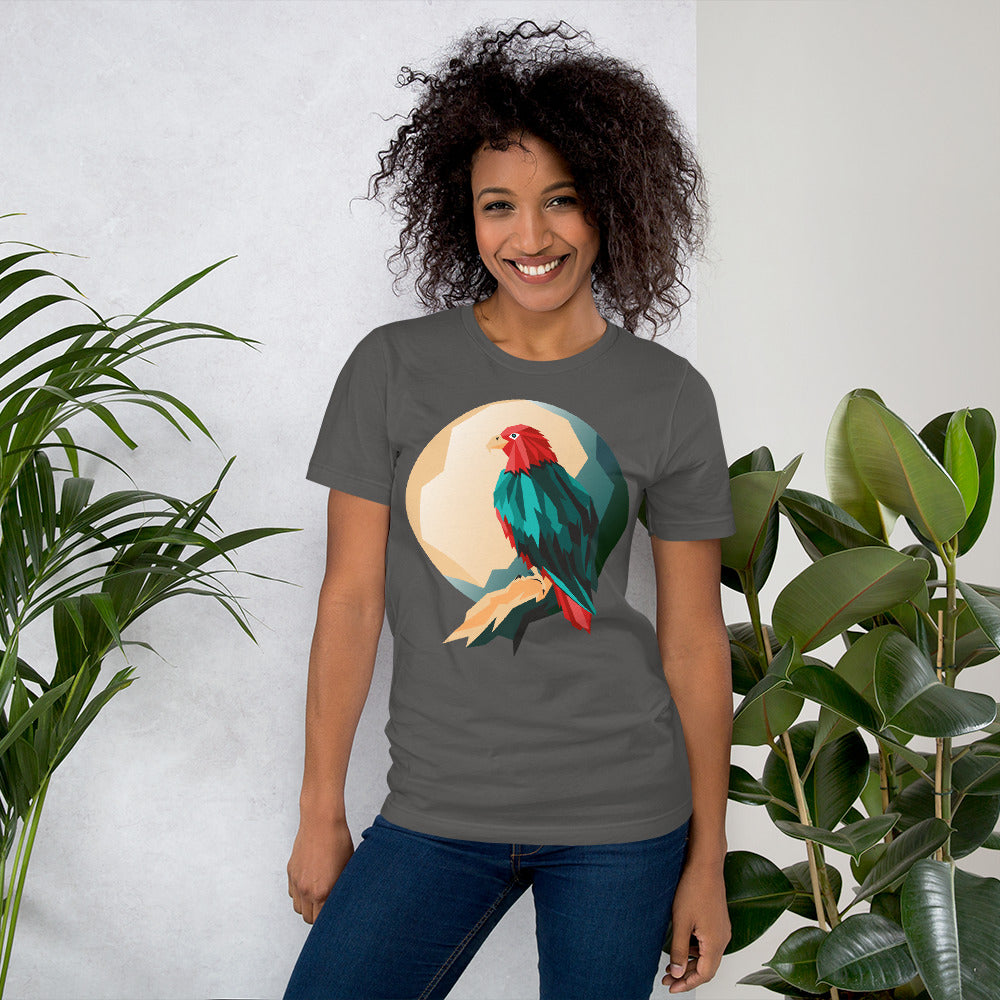 Light grey t-shirt featuring a bold front print reading ‘I’M AWESOME’ in large blue letters—minimalist, stylish, and perfect for casual wear.