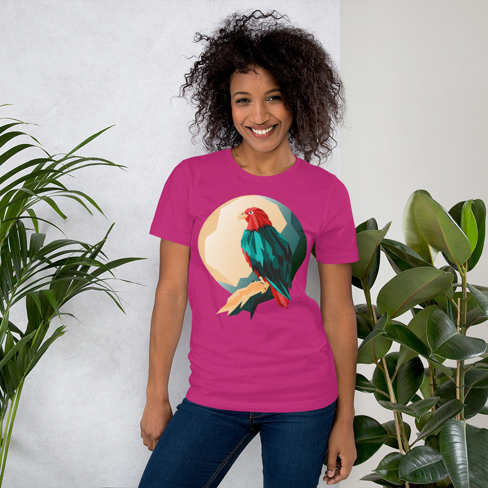 Pink t-shirt featuring a bold front print reading ‘I’M AWESOME’ in large blue letters—minimalist, stylish, and perfect for casual wear.