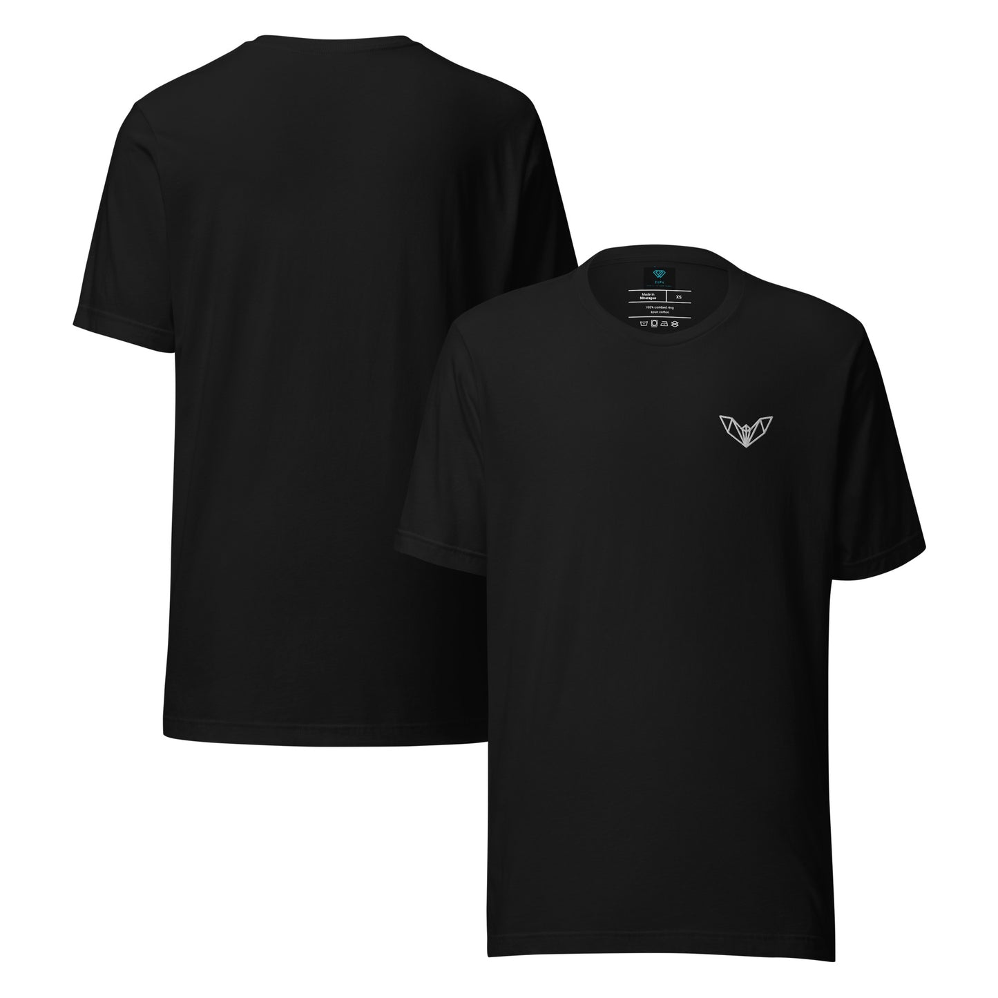 Women’s Geometric Bat T-Shirt, Sleek, Minimalist & Designed for Casual Confidence