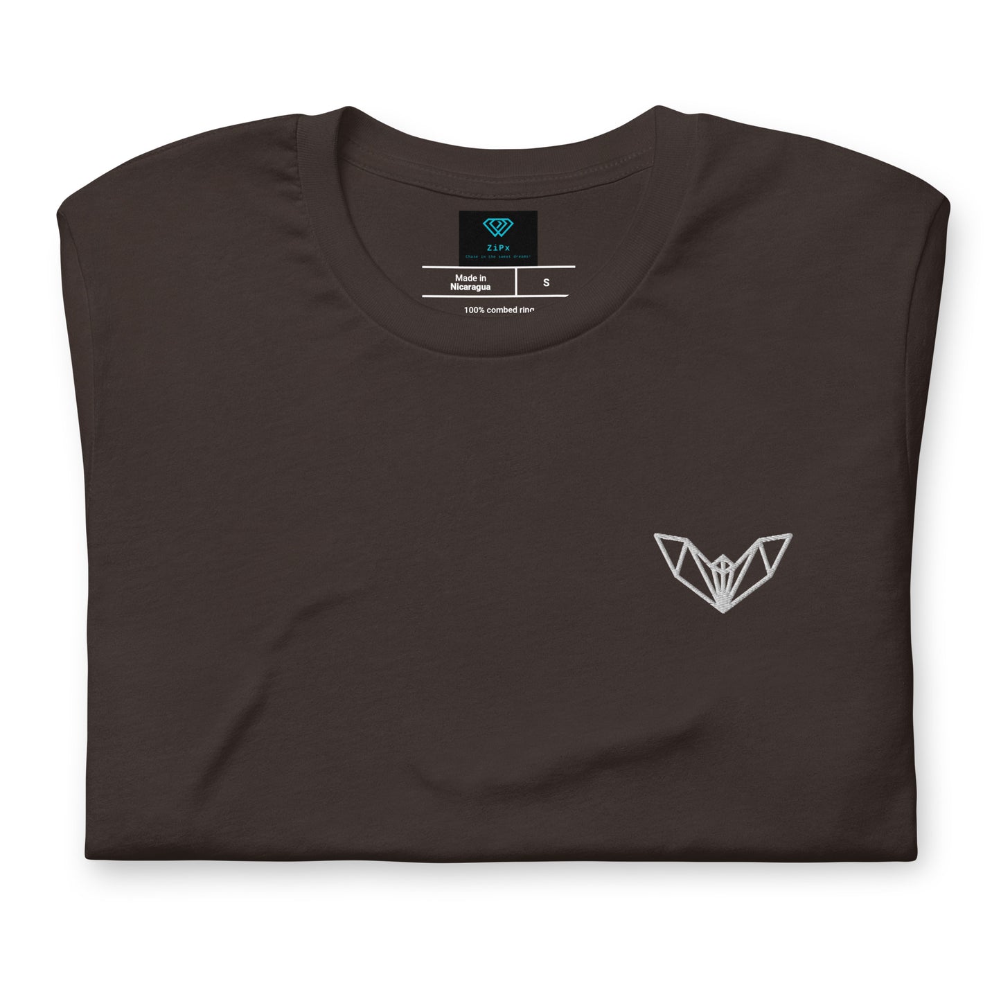 Women’s Geometric Bat T-Shirt, Sleek, Minimalist & Designed for Casual Confidence