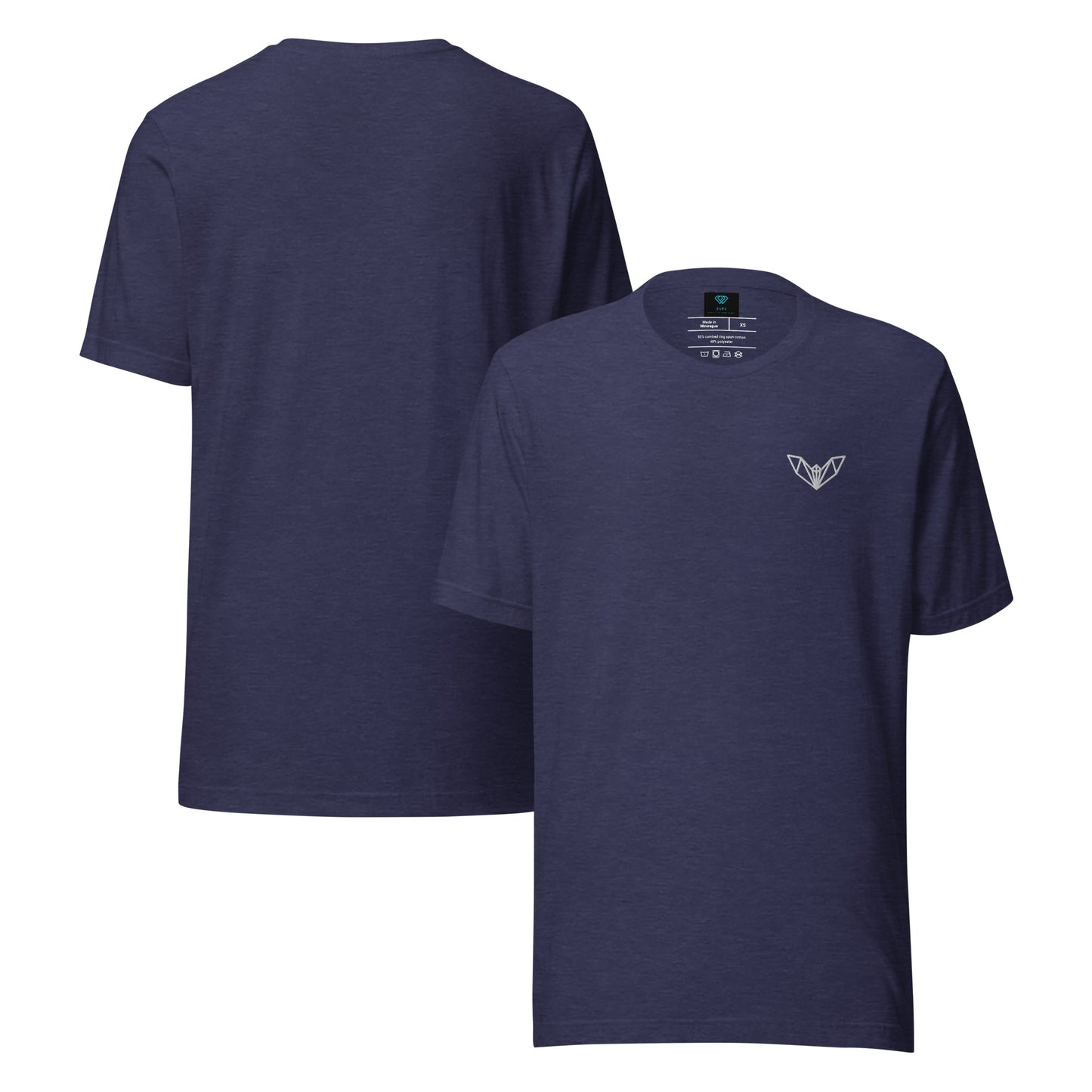 Women’s Geometric Bat T-Shirt, Sleek, Minimalist & Designed for Casual Confidence