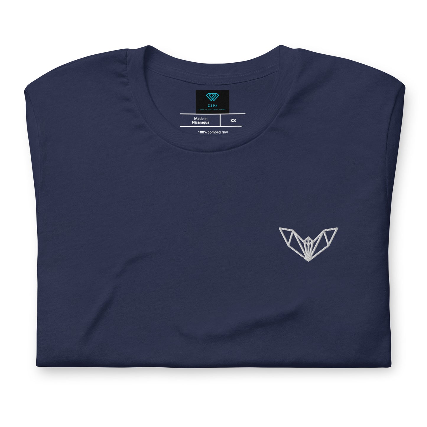 Women’s Geometric Bat T-Shirt, Sleek, Minimalist & Designed for Casual Confidence