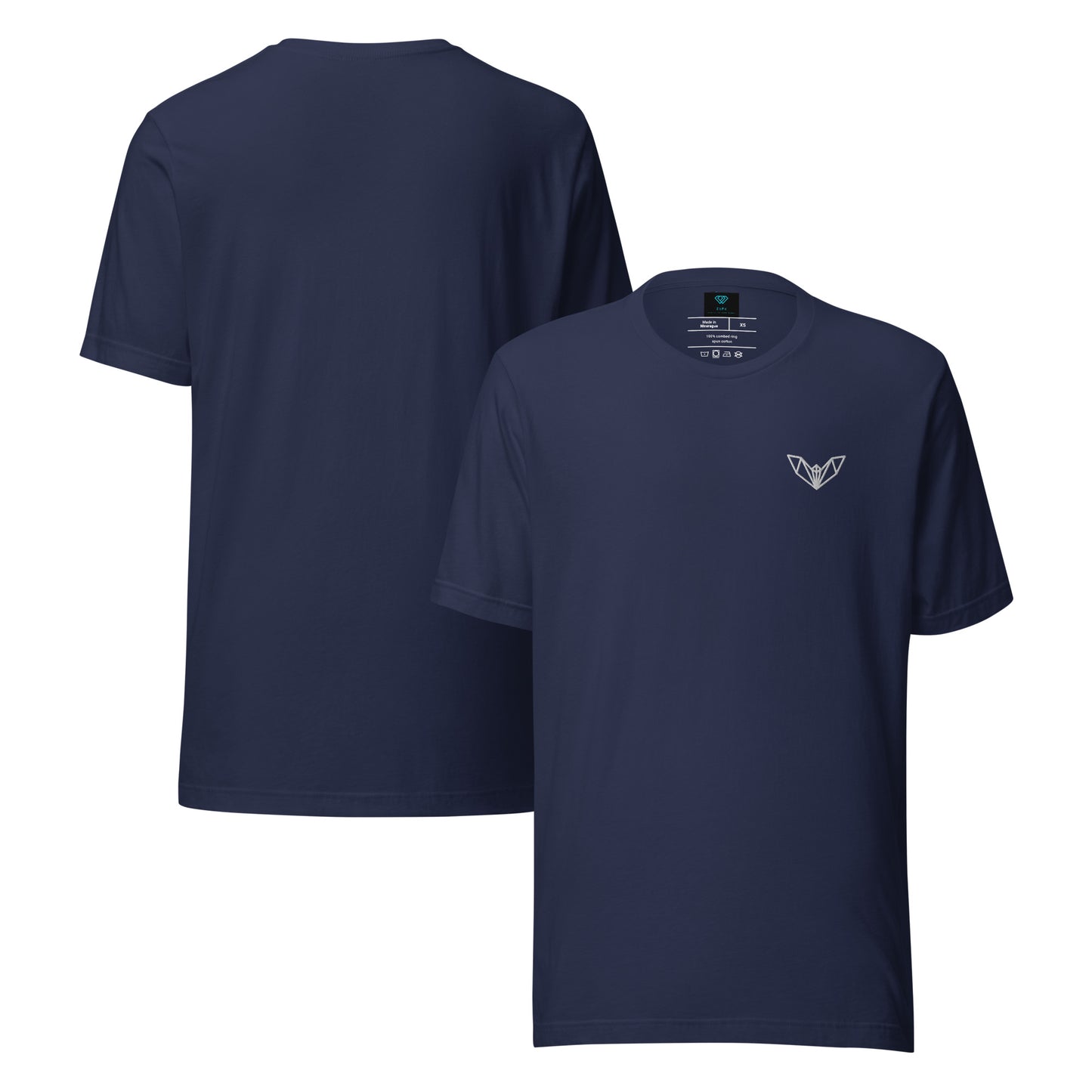 Women’s Geometric Bat T-Shirt, Sleek, Minimalist & Designed for Casual Confidence