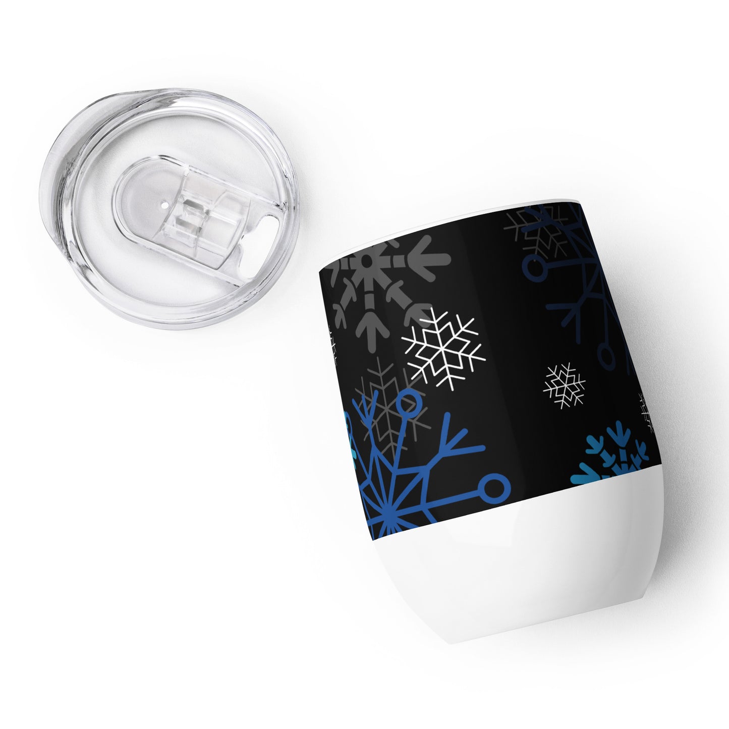 Festive Gnome Wine Tumbler Insulated, Stylish & Perfect for Cozy Holiday Sips