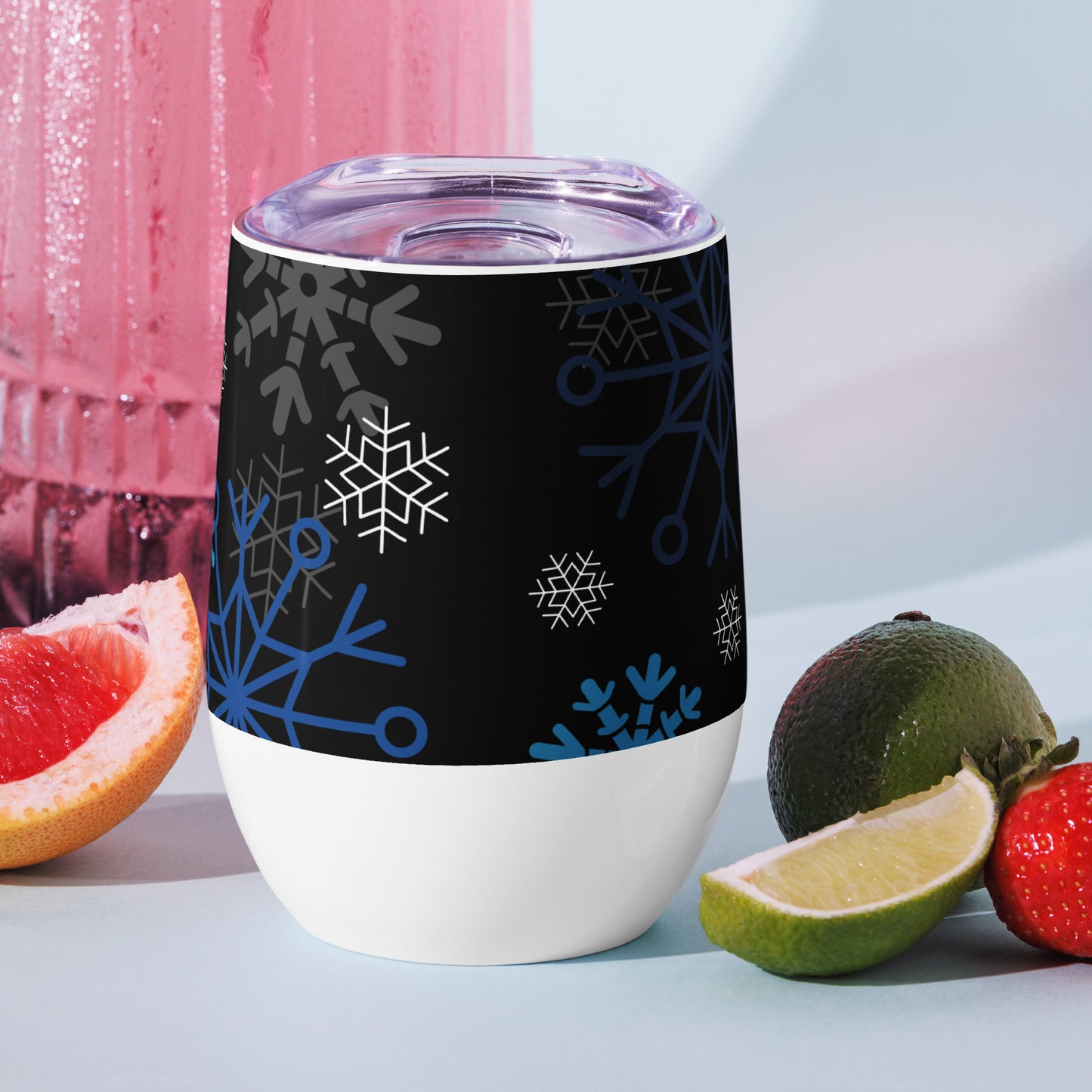 Festive Gnome Wine Tumbler Insulated, Stylish & Perfect for Holiday Cheers