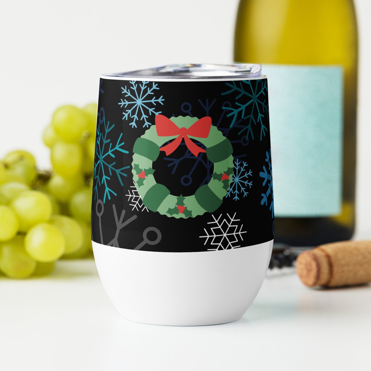 Christmas Wine tumbler