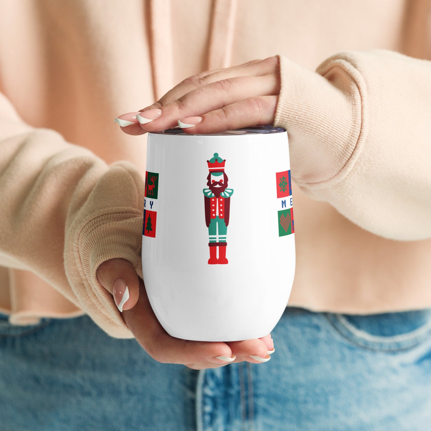 Christmas Wine tumbler
