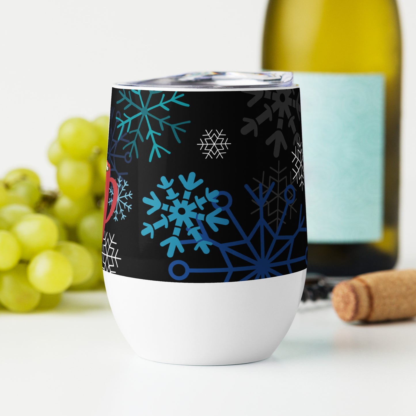 Christmas Mug Print Wine tumbler