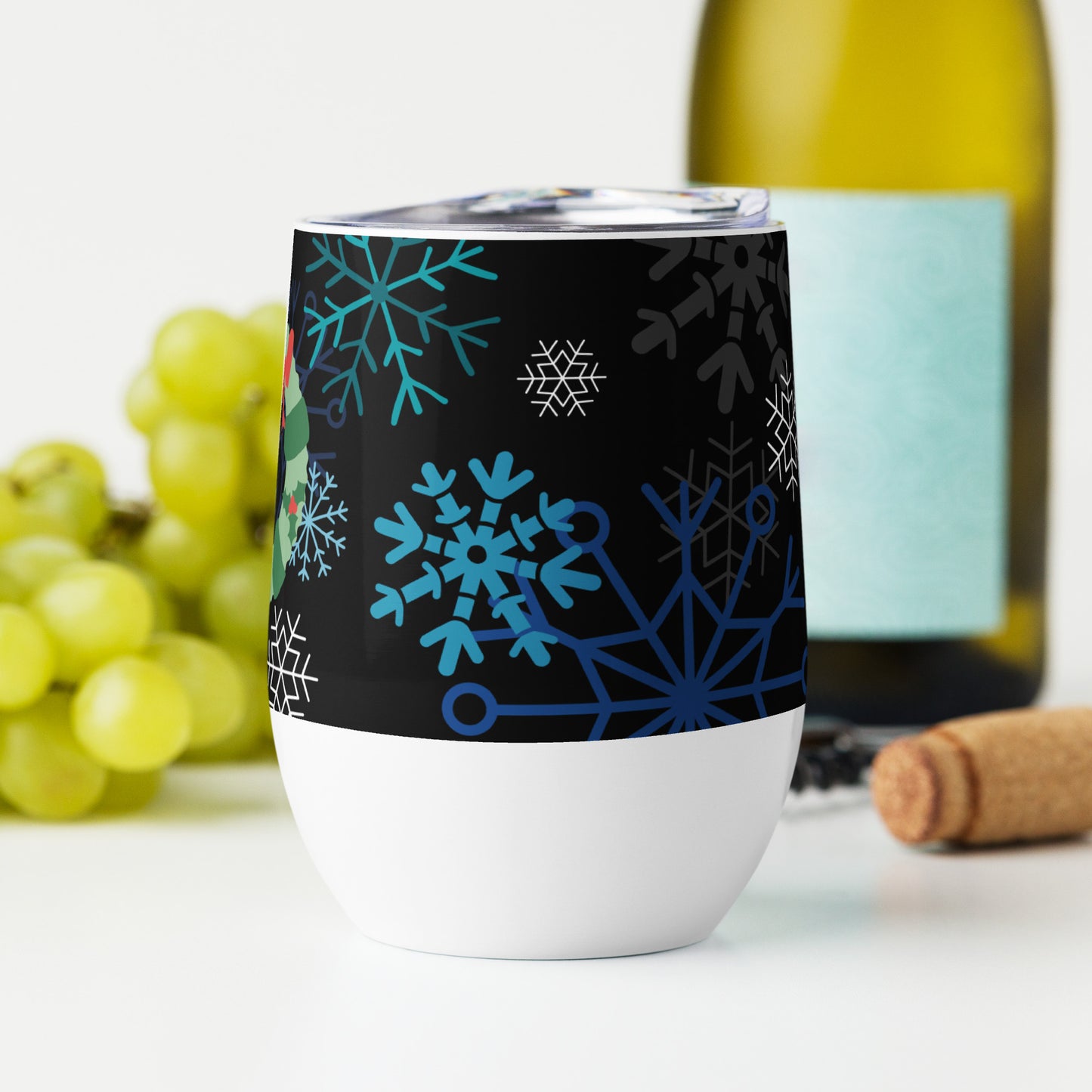 Christmas Wine tumbler