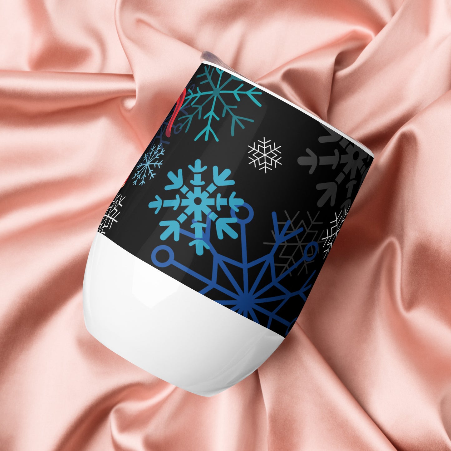 Festive Gnome Wine Tumbler Insulated, Stylish & Perfect for Holiday Cheers