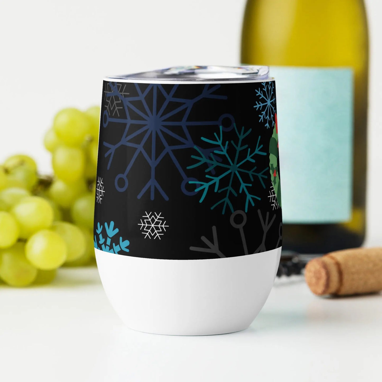 Christmas Wine tumbler ZIPPX