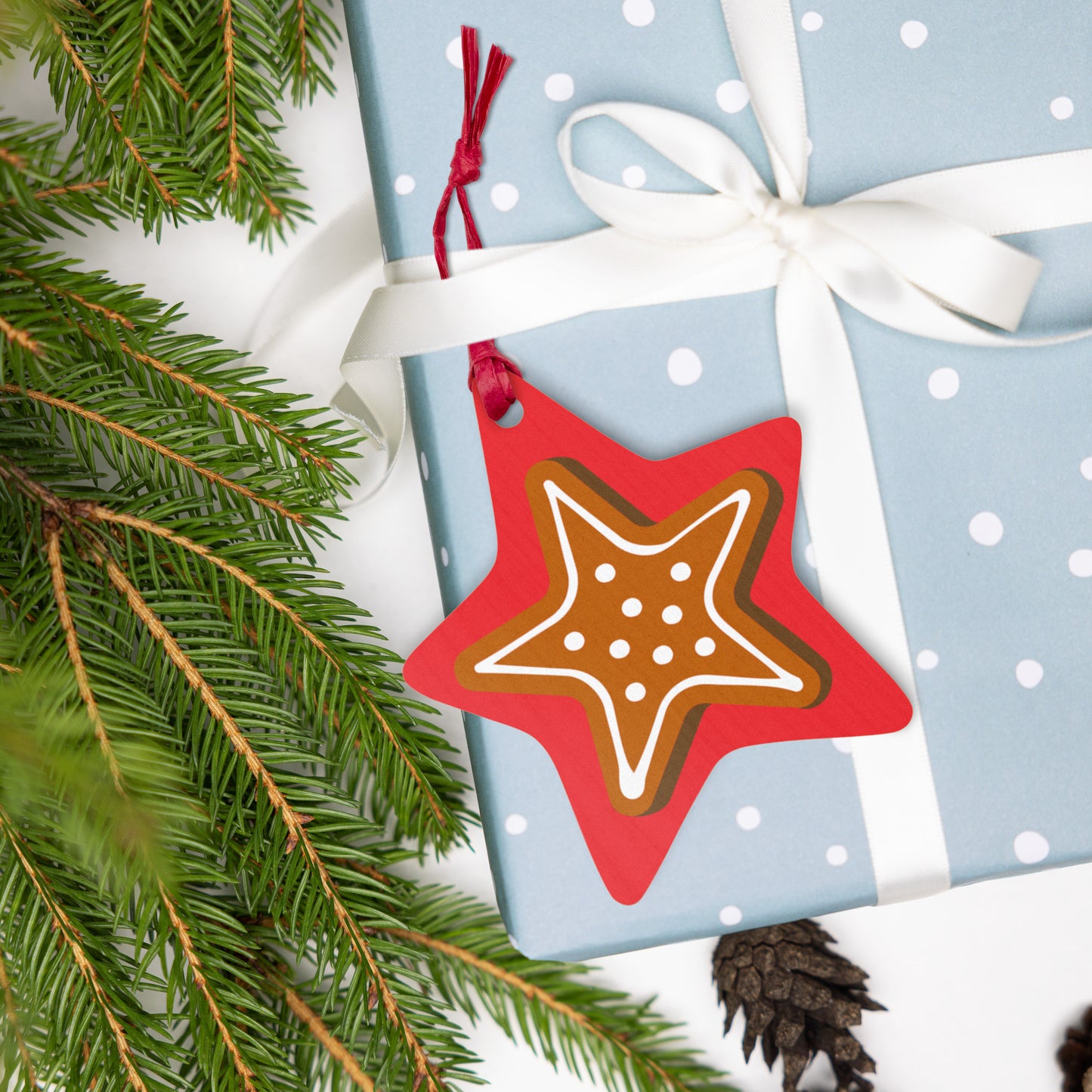 Christmas Wooden ornaments, magnet ornaments