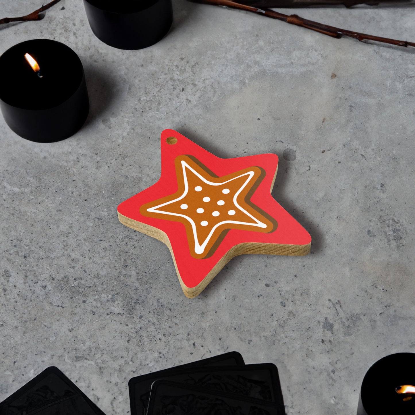 Christmas Wooden ornaments, magnet ornaments