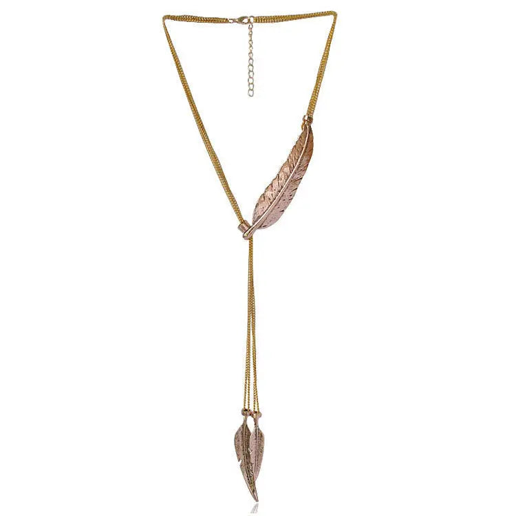 leaf necklace