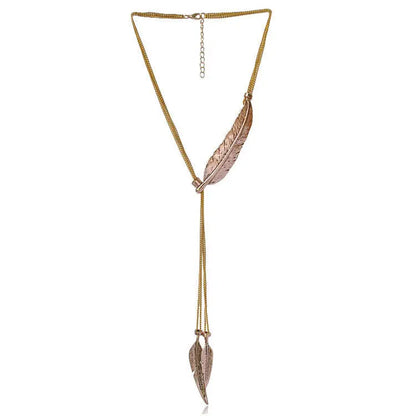 leaf necklace