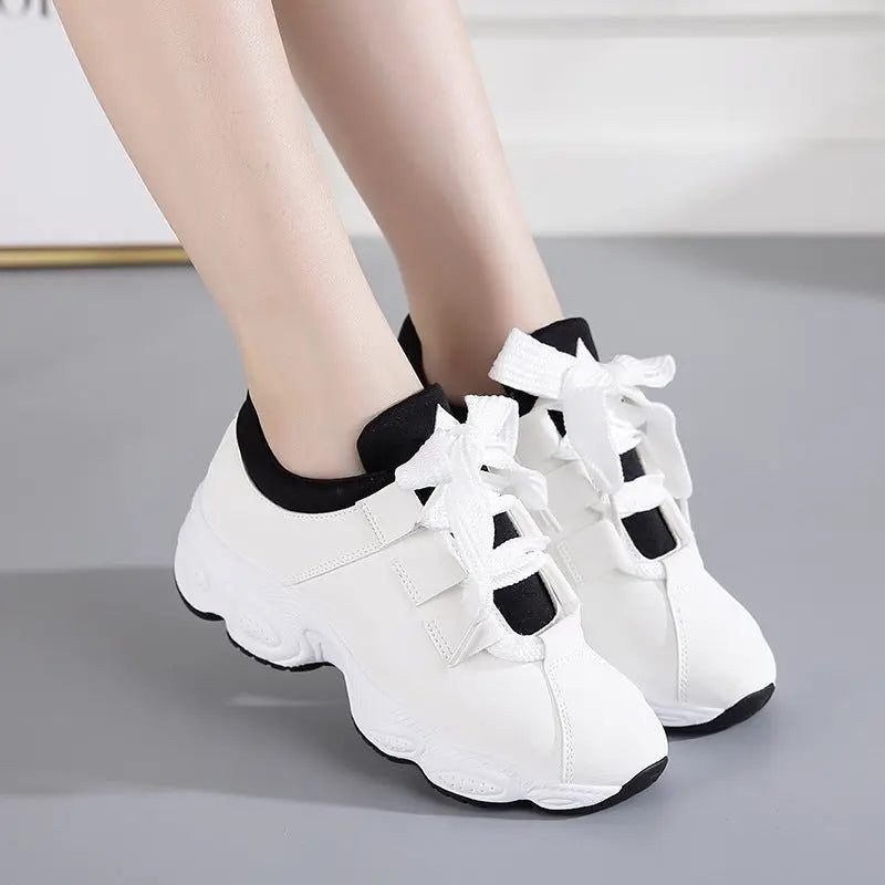 Harajuku Ulzzang Students 2022 Spring White Shoes Old Shoes Women