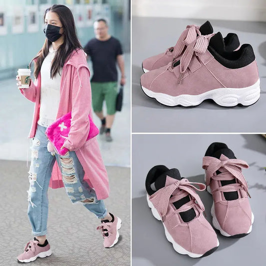 Harajuku Ulzzang Students 2022 Spring White Shoes Old Shoes Women