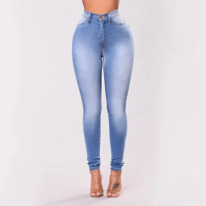 High Quality Ladies High Waist Stretch Jeans