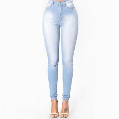 High Quality Ladies High Waist Stretch Jeans