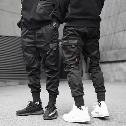 Hidden Leggings Trousers Spring Ins Super Hot Trousers National Trend Multi-pocket Casual Loose Trendy Brand Overalls For Men