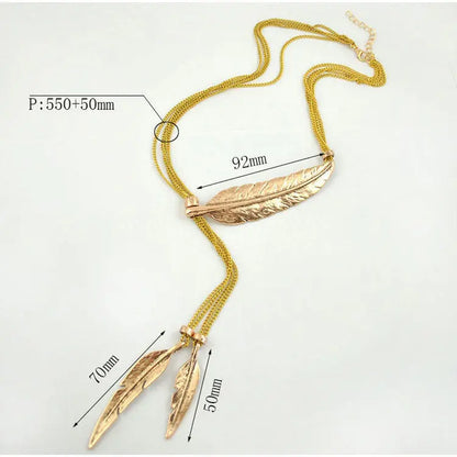leaf necklace