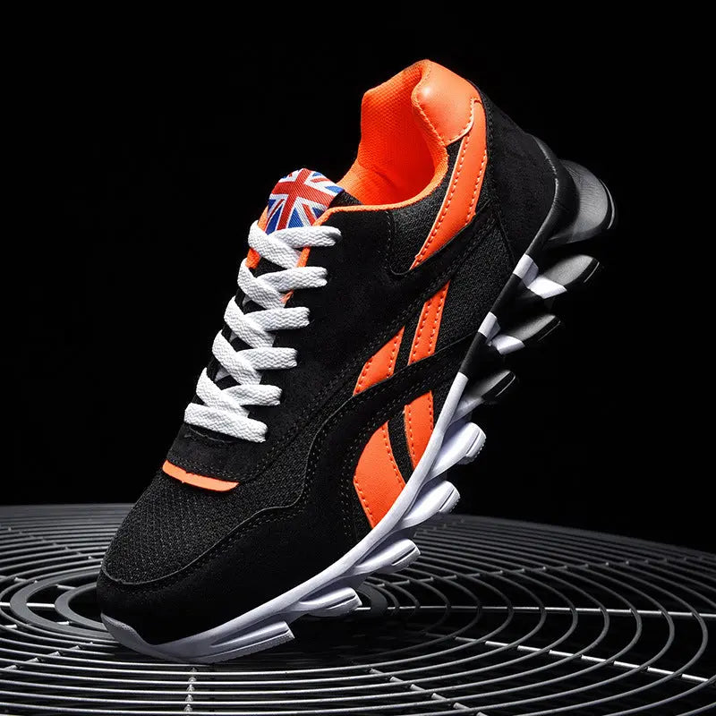 Sports Shoes Spring Men's Trend New Blade Shoes Korean Version Of Flying Weaving Breathable Foreign Trade Large Size Men's Shoes Stalls