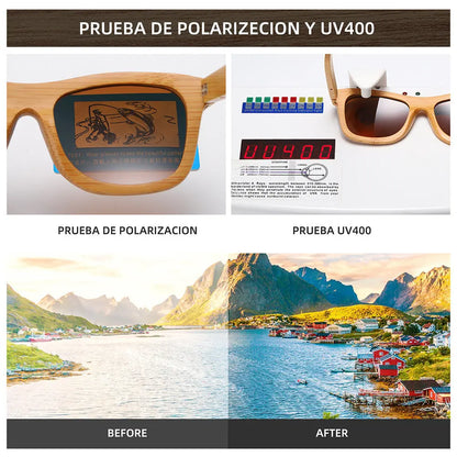 New Fashion Bamboo Wooden Sunglasses Polarized Wooden Glasses European And American Hot Selling Sunglasses Wholesale