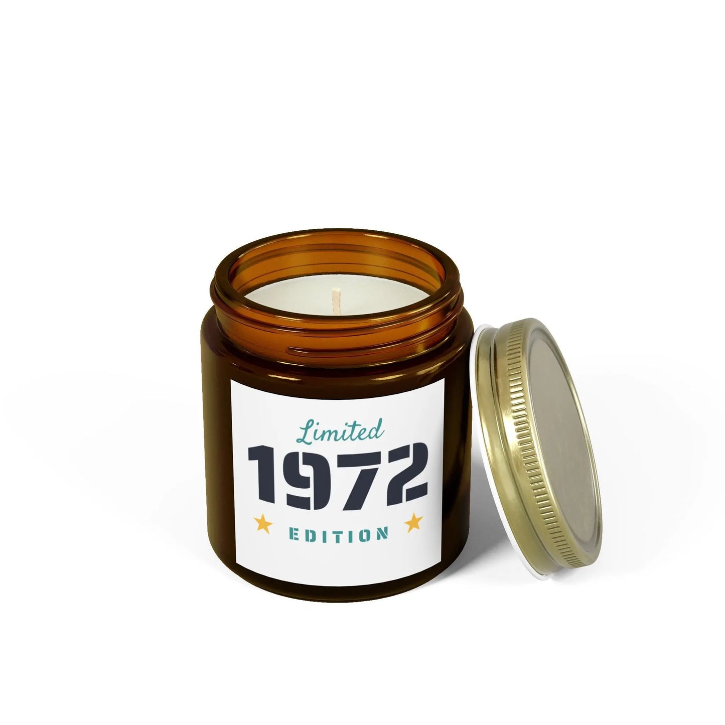 Limited Edition 1972 Coconut Apricot Scented Candles - Perfect Gift for Any Celebration Printify