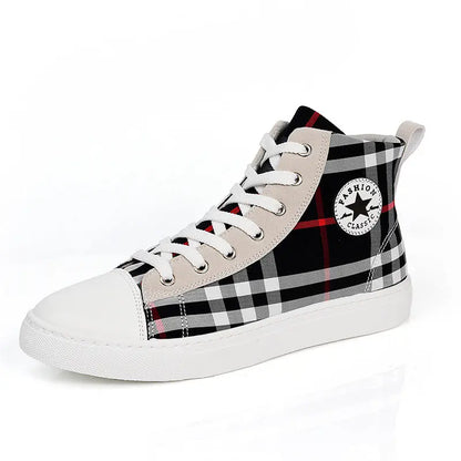 Men's Shoes Breathable Thin New Trendy Shoes Korean Style Casual White Shoes Trendy Men's Umbrella Cloth Shoes For Men