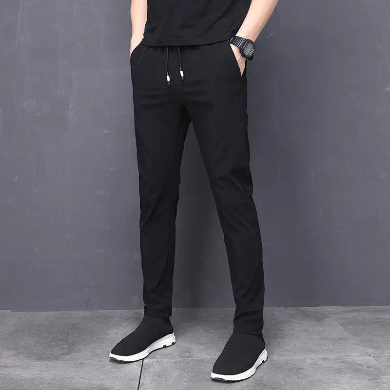 Black Pants Men's Autumn New Casual Pants Long Pants Large Size Straight Pants Loose Sports Pants