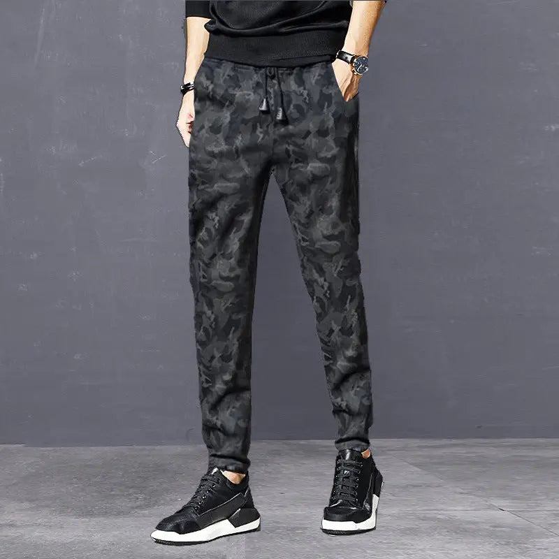 Black Pants Men's Autumn New Casual Pants Long Pants Large Size Straight Pants Loose Sports Pants