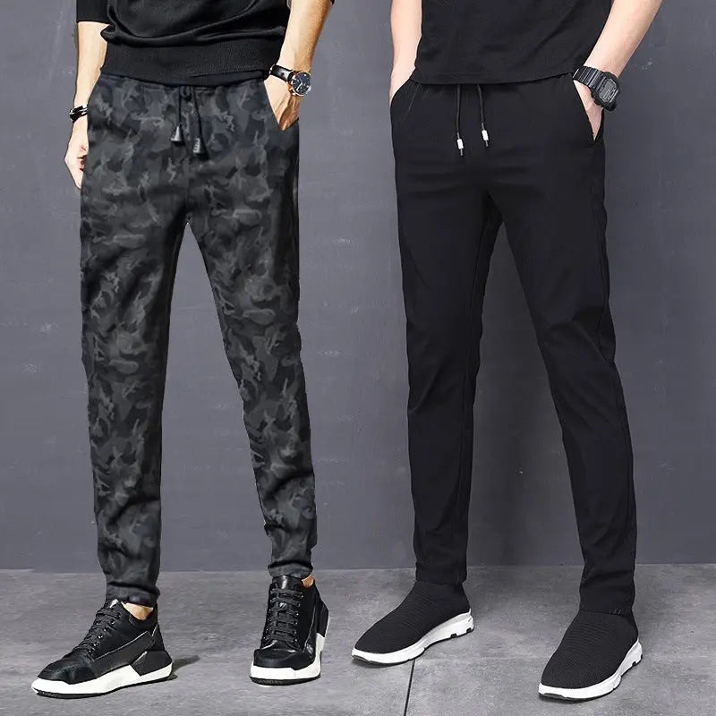 Black Pants Men's Autumn New Casual Pants Long Pants Large Size Straight Pants Loose Sports Pants