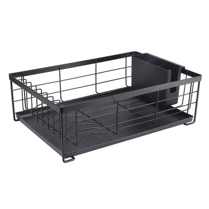 Wrought Iron Tableware Storage Dish Rack Multifunctional Kitchen Racks Large Capacity Drain Dish Rack