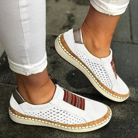 Foreign Trade Large Size 2020 Spring European And American Casual Women's Hollow Single Shoes Wholesale
