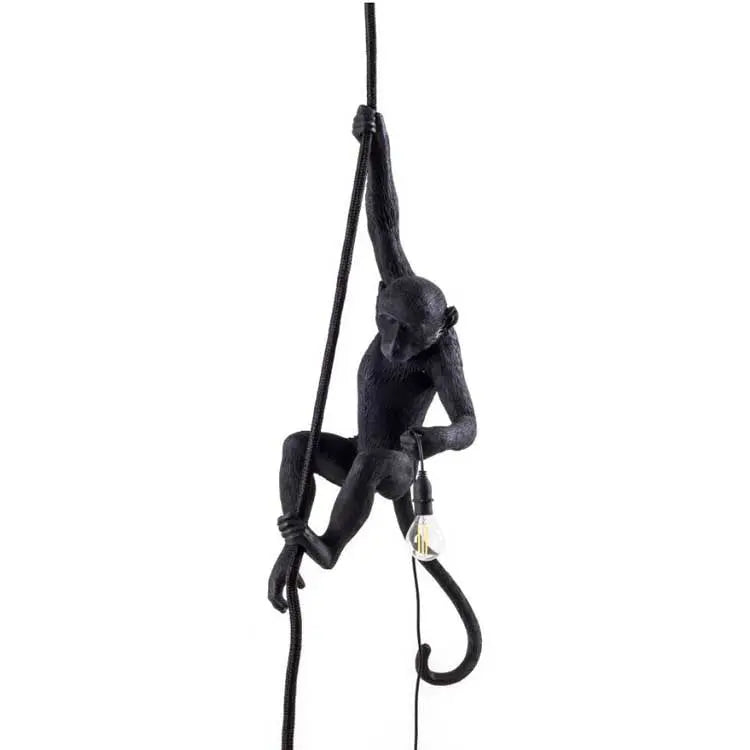 Resin Monkey Chandelier Industrial Wind Lamp Decorative Lamp