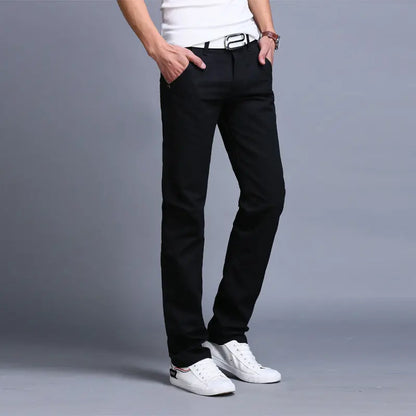 Cotton Casual Pants Men&amp;#039;s 2021 Spring And Summer New Youth Men&amp;#039;s Pants Slim Straight Tube Korean Version Spring Men&amp;#039;s Trousers