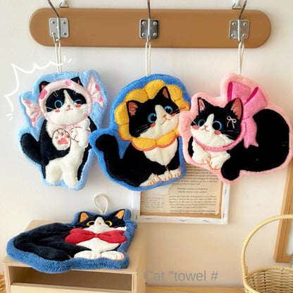 A playful cat companion that keeps hands dry while brightening any room.