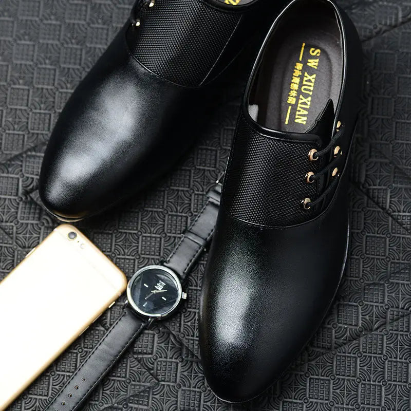 Men's Leather Shoes 2021 New Business Dress Leather Shoes Men's Extra Large Size 46 All-Match Men's Shoes 47 Casual Shoes 48