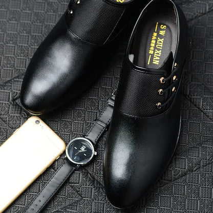 Men's Leather Shoes 2021 New Business Dress Leather Shoes Men's Extra Large Size 46 All-Match Men's Shoes 47 Casual Shoes 48