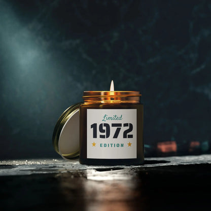 Limited Edition 1972 Coconut Apricot Scented Candles - Perfect Gift for Any Celebration Printify