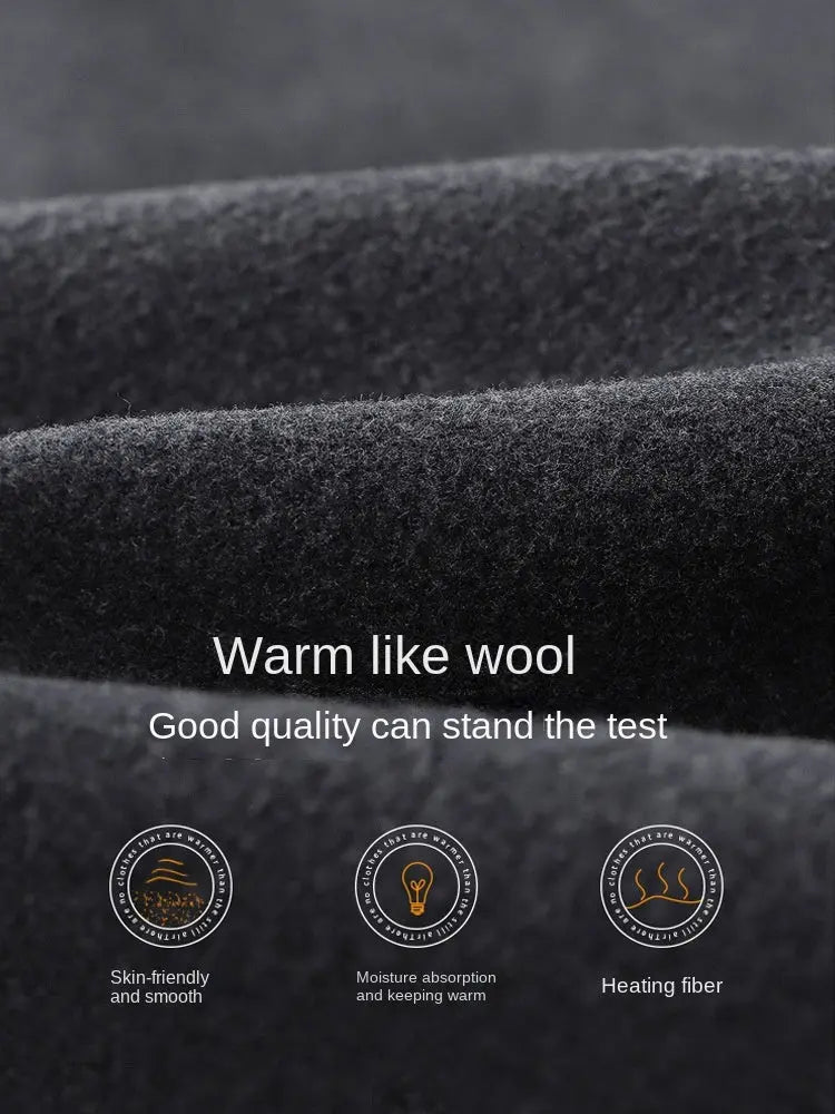 Double-Sided Velvet T-Shirt Men's Long-Sleeved 2025 Spring Mid-Collar Bottoming Shirt Sweatshirt Light Business Warm Half Turtleneck Top