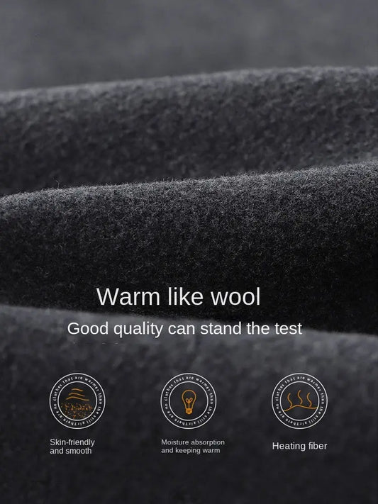 Double-Sided Velvet T-Shirt Men's Long-Sleeved 2025 Spring Mid-Collar Bottoming Shirt Sweatshirt Light Business Warm Half Turtleneck Top