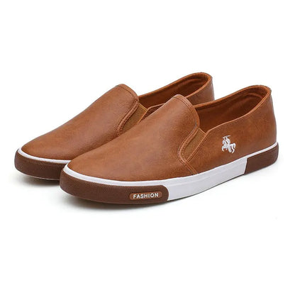 Business Work Shoes 45 Yards Leather Shoes Lazy Shoes Skateboard Shoes