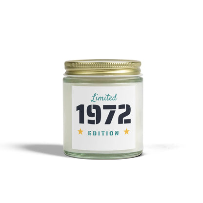 Limited Edition 1972 Coconut Apricot Scented Candles - Perfect Gift for Any Celebration Printify