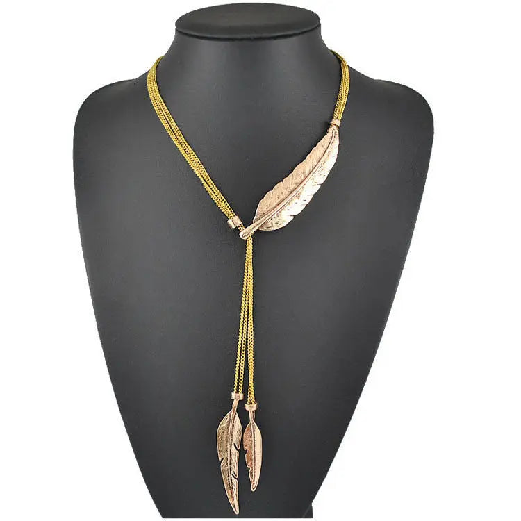 leaf necklace