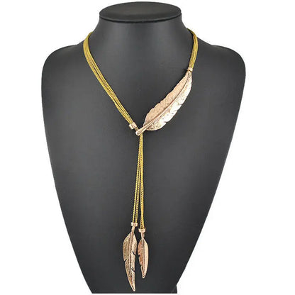 leaf necklace