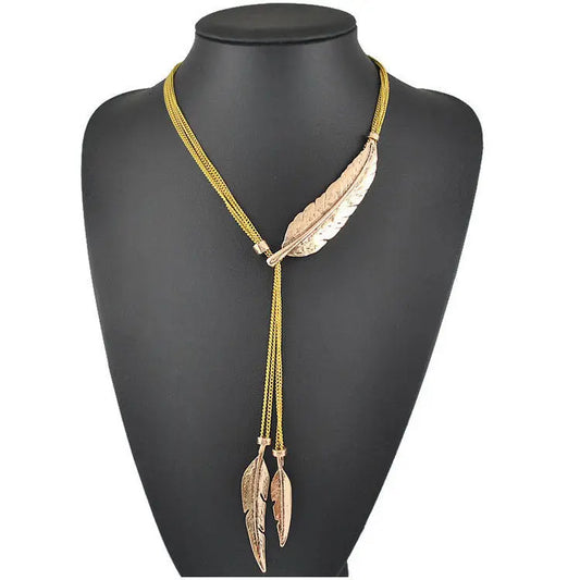 leaf necklace